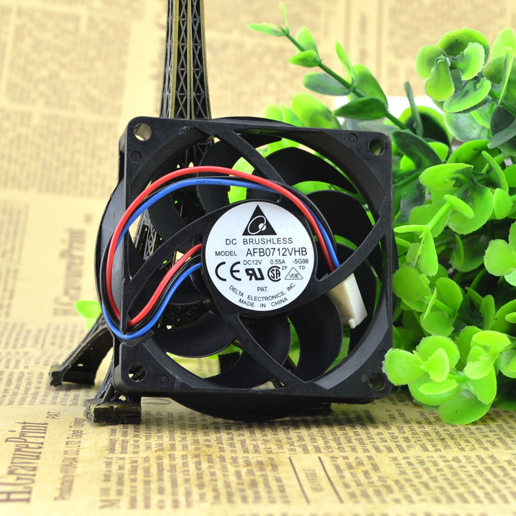 正品 台达 7cm 7015 双滚珠 风扇 amd 原装cpu散热器afb0712vhb