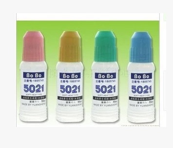 正品BOBO博宝5021胶水 高粘度合成胶水 海棉头 55ML 24支装