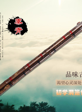 萧乐器初学洞箫八孔g调f调紫竹箫古朴箫成人零基础长萧玉箫一节箫