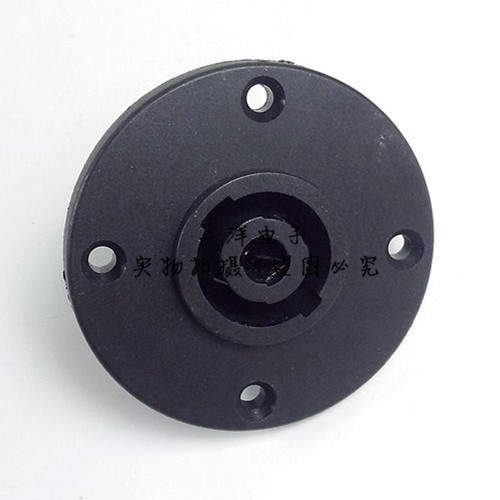 专业音箱插座 四芯插座 欧式 卡侬母座 音响插头 圆形4芯音响插座