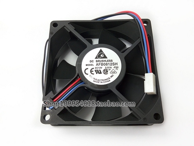 台达 AFB0812SH 8025 12V 0.51A 8CM/厘米 大风量 双滚珠机箱风扇