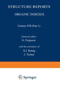 【预订】Structure Reports: Organic Indexes