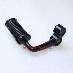 适用GN125-2F GN125-3/3F摩托车前右搁脚前左搁脚架脚踏板踩脚板