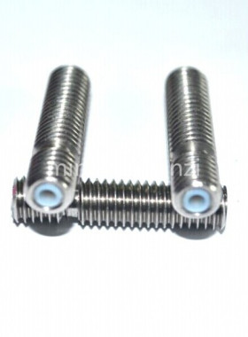 3D打印机配件 PTFE四氟芯不锈钢进料喉管 M6*26MP1701