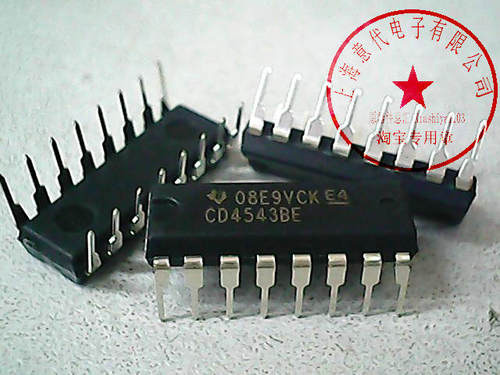 CD4543BE  TI  DIP-16〖正品原装〗赛格三楼G332室实体店 现货