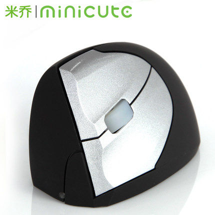 米乔minicute ezmouse2左手无线光电鼠标人体工程学垂直鼠标