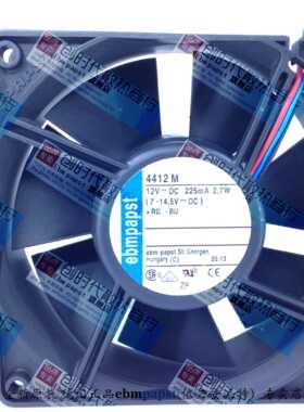 全新原装德国Ebm-papst风扇专售TYP 4412M 12V 质保5年