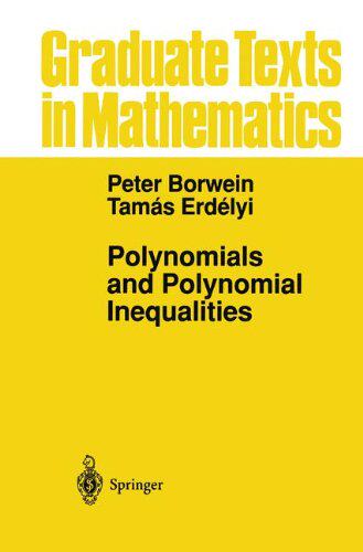 【预售】Polynomials and Polynomial Inequalities
