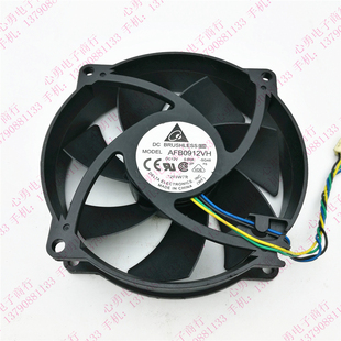 原装 AFB0912VH 12V 0.60A 9025圆形 4线PWM 电脑CPU散热风扇
