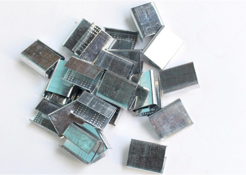 1608PET塑钢带专用打包扣子铁皮16mm打包扣开口手用带打包扣1608