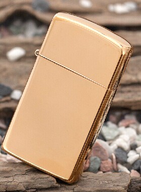 ZIPPO原装正品打火机 美版窄机 纤巧纯铜镜子 专柜正版限量