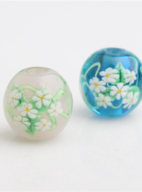 精品琉璃千花珠 风雪球琉璃珠  PY236天运饰品