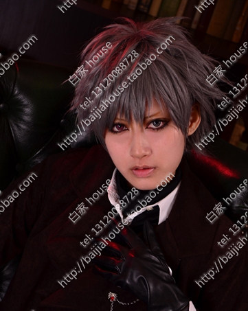 歌之王子殿下+Debut 黑崎兰丸/渚薰 深灰色 反翘短发cosplay假发
