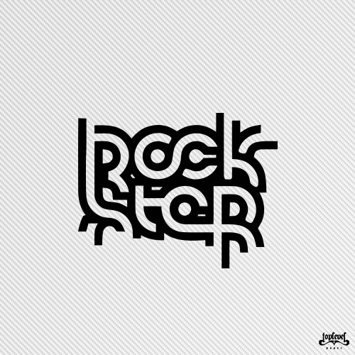 ROCK摇滚明星英文车贴贴纸