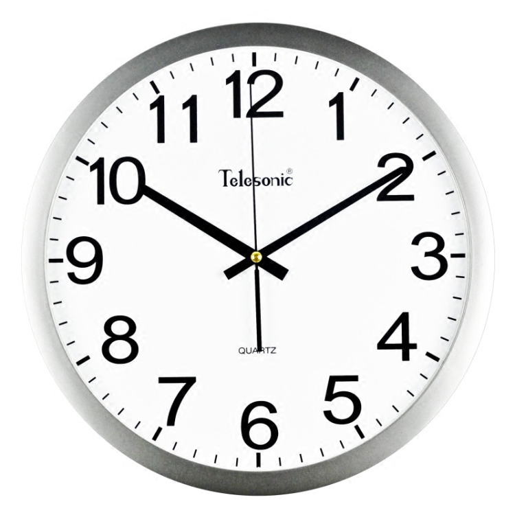 天王星Q8622银白石英钟 客厅简约挂钟 35CM静音创意挂钟 包邮礼品|ruв категории Домашний быт, часы, украшения дома/будильник, настенные часы - от Buy2taobao.com для оказания профессиональной услуги покупки агента Taobao