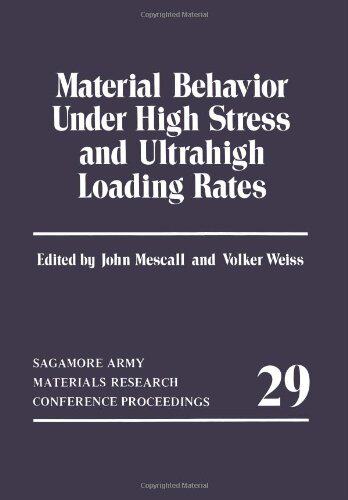 【预售】Material Behavior Under High Stress and Ultrah...