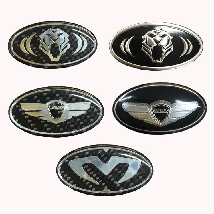 现代劳恩斯酷派车标 改装车标 k5 索8ix35蝙蝠改装方向盘标志包邮