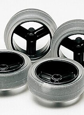 田宫四驱车配件 15366  大径透明轮胎 渗碳轮毂