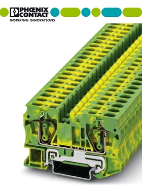 凤凰德国菲尼克斯ST6-PE 接地黄绿双色端子 3031500 弹压式