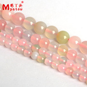 Myatou/little girl DIY jewelry new natural agate beads Candy-colored agate Morgan semi-finished products