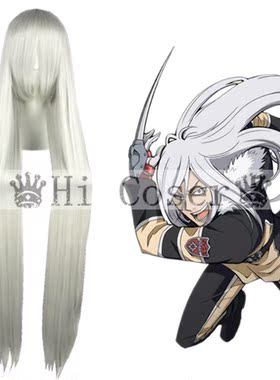 Hicoser蔷薇少女/水银灯/古装万用长直发  银白色 120cm cos假发