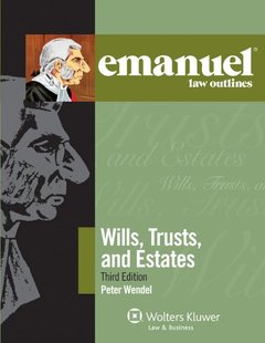 預(yù)售 Trusts Outlines Wills Law and Estat... Emanuel