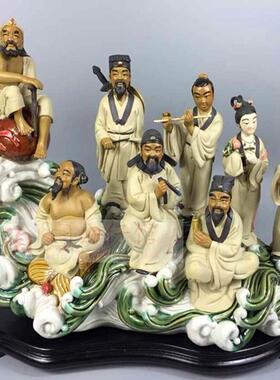 客厅酒柜招财摆件八仙过海