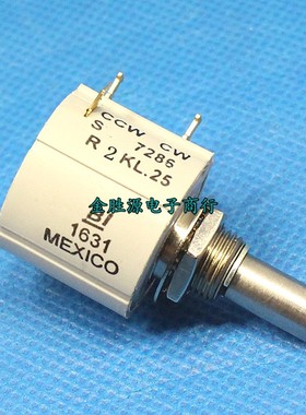 CCW CW 7286精密多圈电位器 S7286 2K R2K 10圈可调电阻 原装进口