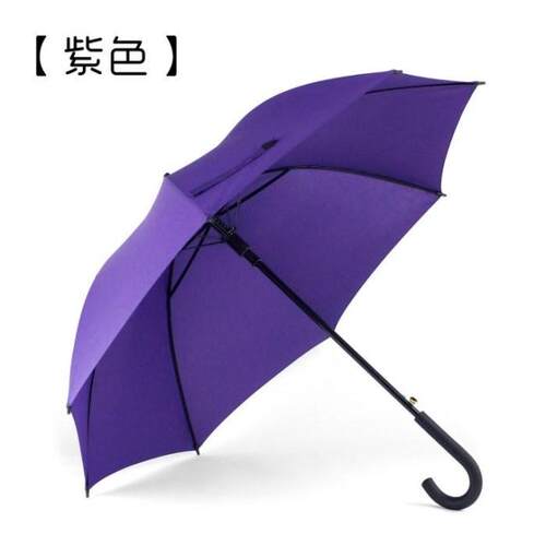 雨伞骨弯商务双人超强抗风情侣