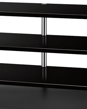 意大利 SOLIDSTEEL架皇/架王 Series HW-3L 亮黑色音响机架 器材