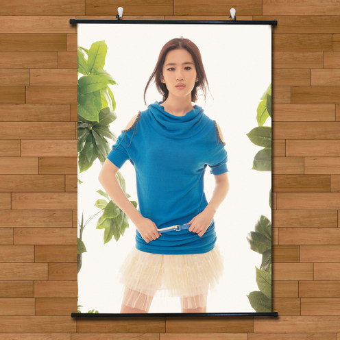 性感美女刘亦菲清纯邻家女孩海报挂画有框画影视明星客厅装饰画