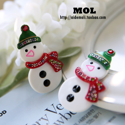 日韩少女韩国进口围巾鸭嘴夹