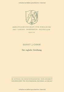 【预售】Der Englische Gerichtstag