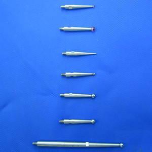 M1.4瑞士TESA杠杆百分表测头红宝石测针不锈钢测头杠杆千分表表头