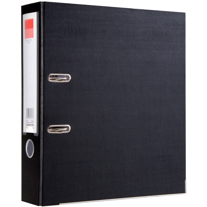 齐心A106N快劳夹 A4三寸文件夹档案夹打孔两孔活页资料夹3寸2孔