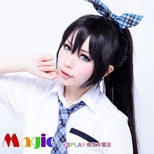 cos假发 剑网3 剑三 成男 藏剑 我那霸响 中务椿 古风直马尾假发