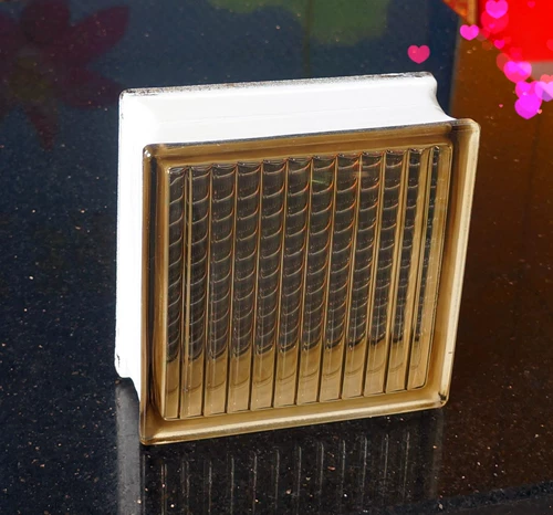 Цветная стеклянная кирпичная стена перегородка фоновый пол на стенах корпуса визуализация Эффект.