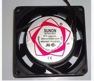 建准 SUNON 8025 220V 80*80 8厘米 铜线铝壳散热风扇 SF8025AT