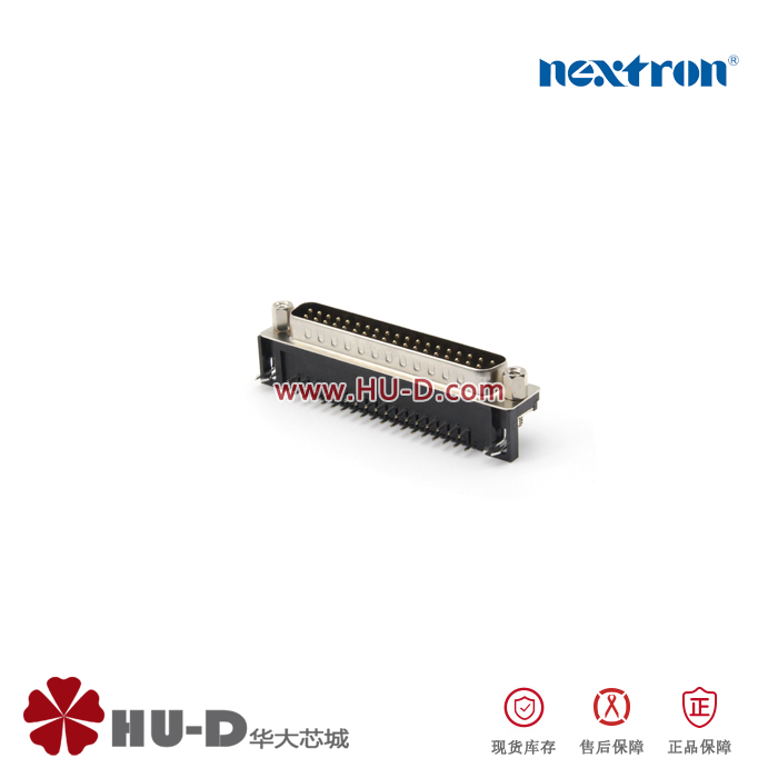 正凌精工 nextron D-USB连接器卧式DB头 DR-37P 公头/弯针 37芯公