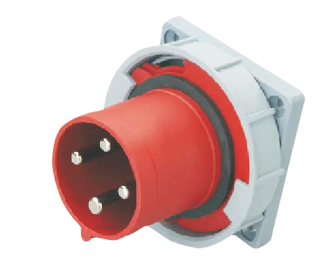 上丰工业插座63A器具插反向插头