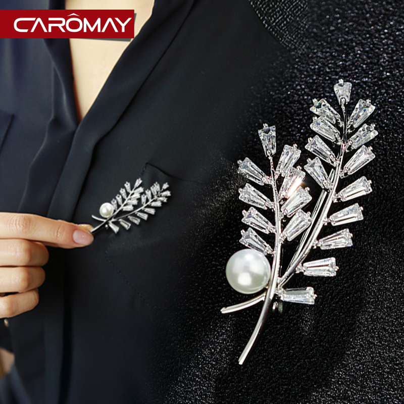 Broche femme CAROMAY en Zircon diamant - Ref 1177662 Image 1