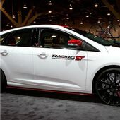 新福特蒙迪欧改装 车身贴拉花 RACING侧门贴 嘉年华 福克斯车贴ST