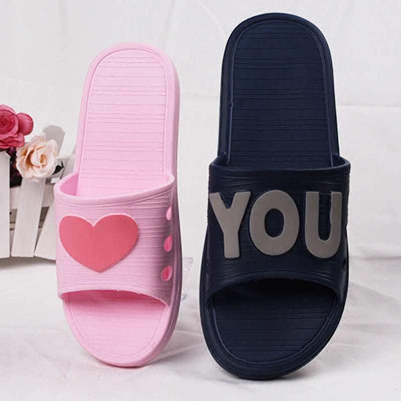 ggglu情侣软底拖鞋女 夏洗澡室内居家用防滑防水厚底柔软泡沫托鞋