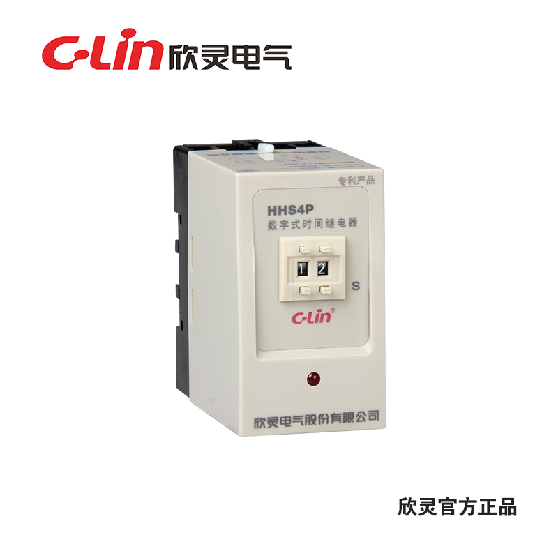 欣灵HHS4P 数字式时间继电器 99s   DC24V通电延时 取代老款JS14P