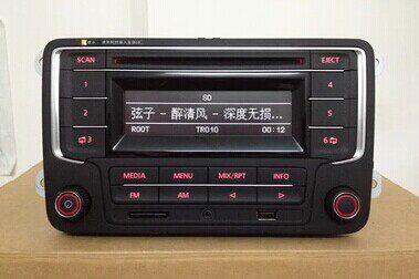 大众原厂新捷达新桑塔纳赛欧朗逸POLO宝来晶锐昕锐车载CD机改家用 - 封面