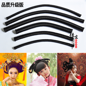 古装造型发饰古典舞飞天发髻发包发棒COS演出仙女假发