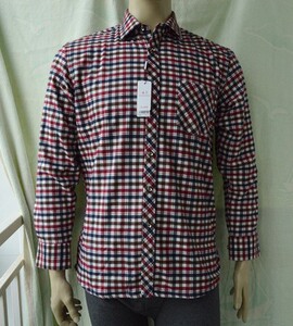 港莎新款正品男休闲时尚保暖衬衫单件上衣（衬衫领）555370