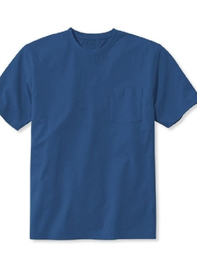 L.L.Bean/宾恩男T恤短袖防缩水圆领防褶皱舒适经典正品TA240625