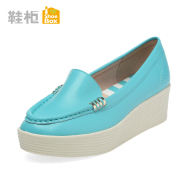 Shoebox shoe new platform shoes wedges shoes women's high heel platform shoes with casual