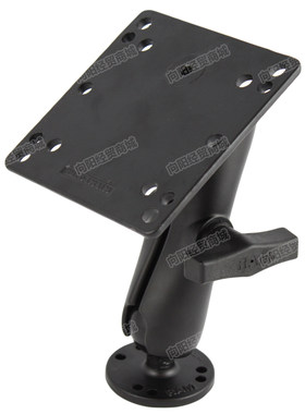 RAM-Mount RAM 显示器VESA100 75标杆支架 C型2.5 圆形板4.75方板
